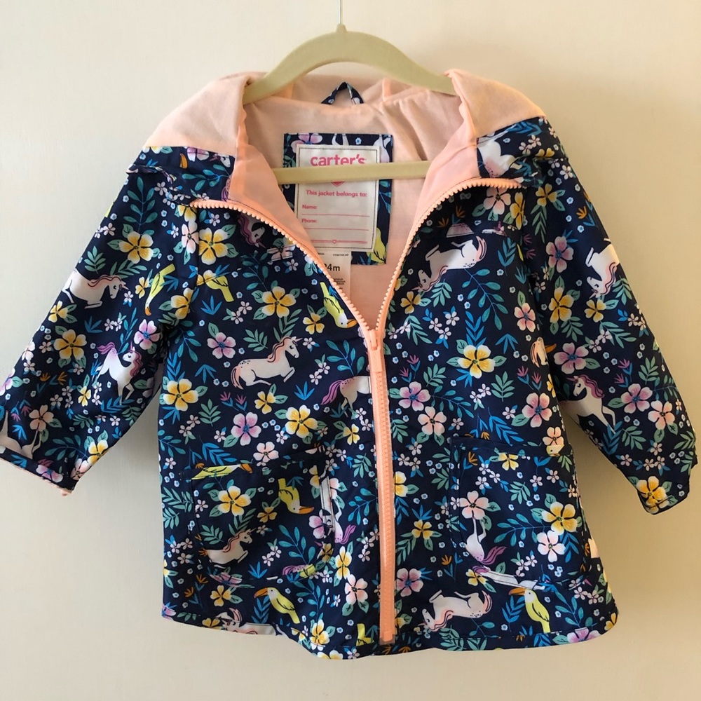 Carter’s raincoat 24 mos Like New!